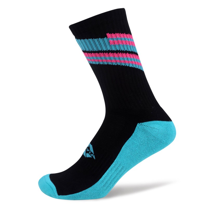 Nivia Court Cotton Socks-Pack of 2 - White-Blue Nivia Court Cotton Socks-Pack of 2 - White-Blue