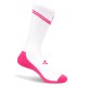 Nivia Court Cotton Socks-Pack of 2 - White-Pink Nivia Court Cotton Socks-Pack of 2 - White-Pink