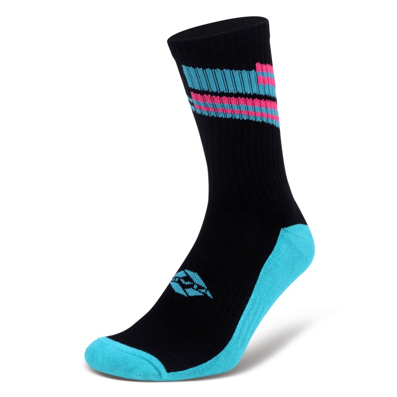 Nivia Court Cotton Socks - White-Blue Nivia Court Cotton Socks - White-Blue