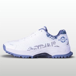 Nivia Crick 1000 2.0 Cricket Shoes - White/Flint Stone