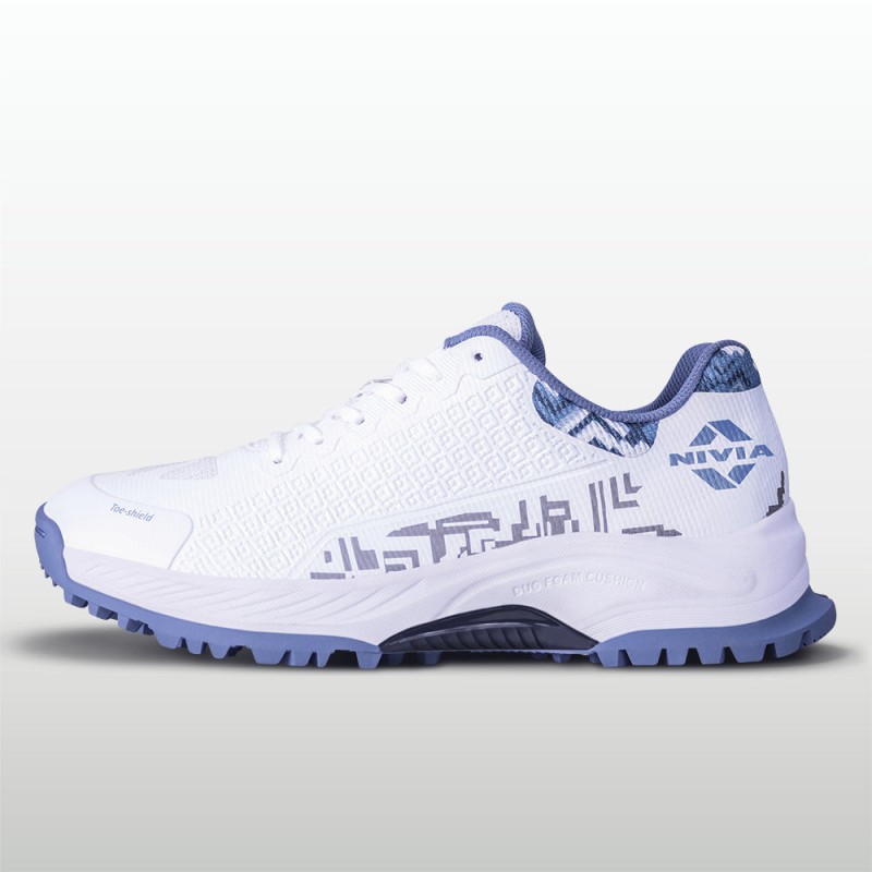 Nivia Crick 1000 2.0 Cricket Shoes - White/Flint Stone Nivia Crick 1000 2.0 Cricket Shoes - White/Flint Stone