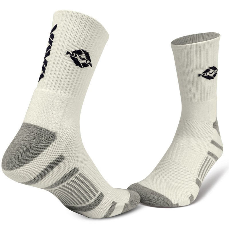 Nivia PUNJAB KINGS X NIVIA CRICKET COTTON MID CALF SOCKS - Off White Nivia PUNJAB KINGS X NIVIA CRICKET COTTON MID CALF SOCKS - Off White