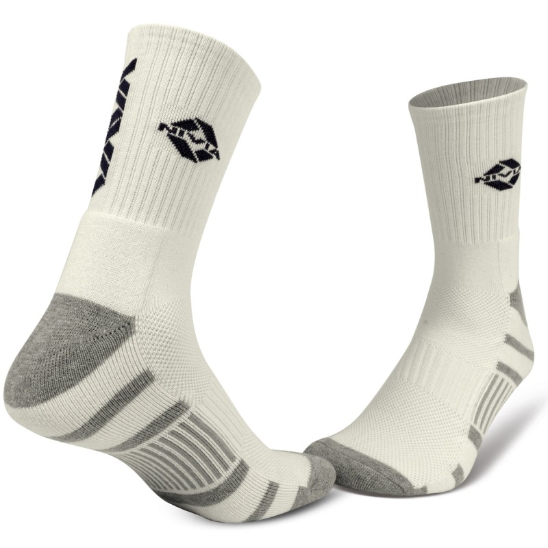 Nivia Cricket Cotton Socks-Single pair - Off White Nivia Cricket Cotton Socks-Single pair - Off White