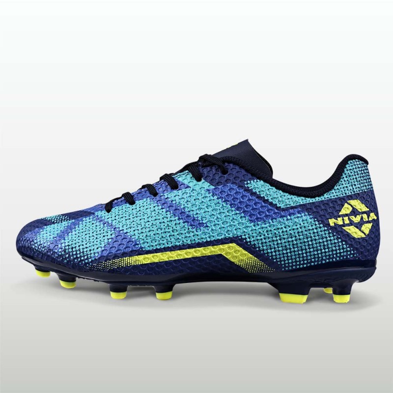 Nivia Dagger Men's Football Studs - Black/Navy Nivia Dagger Men's Football Studs - Black/Navy