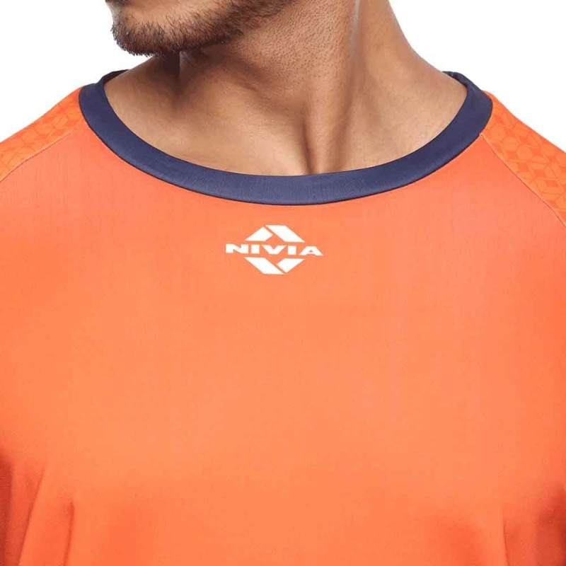 Nivia Dominator Goalkeeper Jersey Set - Orange