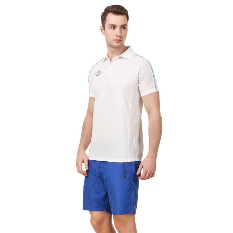 Nivia Eden Cricket Jersey (Half Sleeves) - Off White