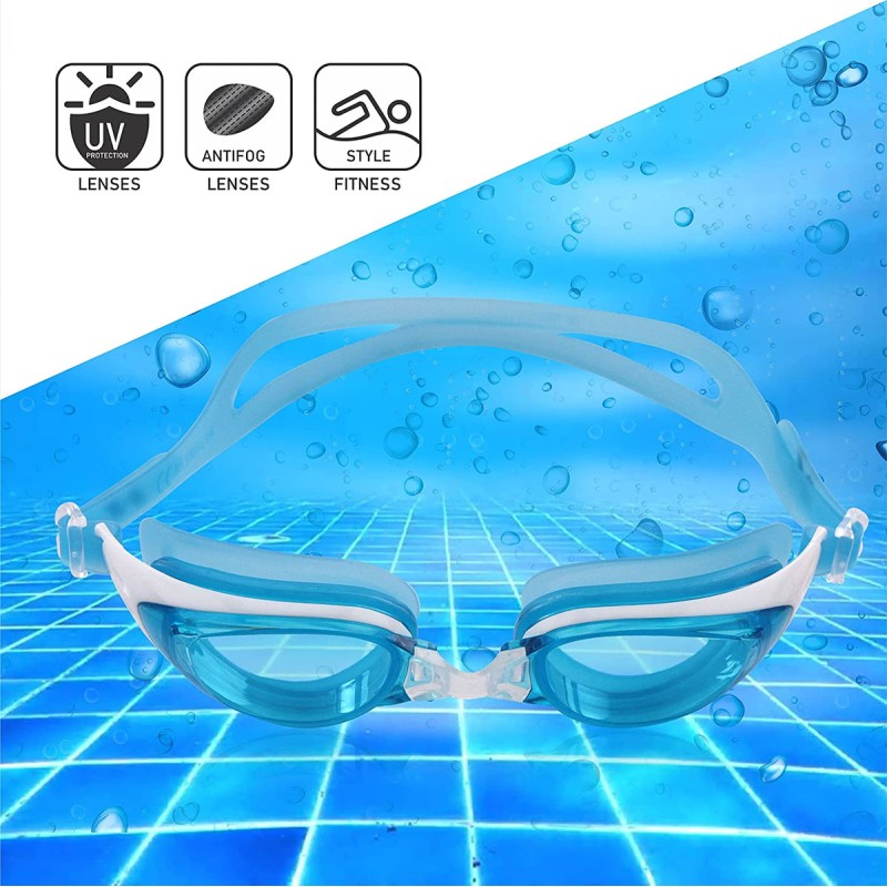 Nivia Eliminator Swimming Goggles - Black