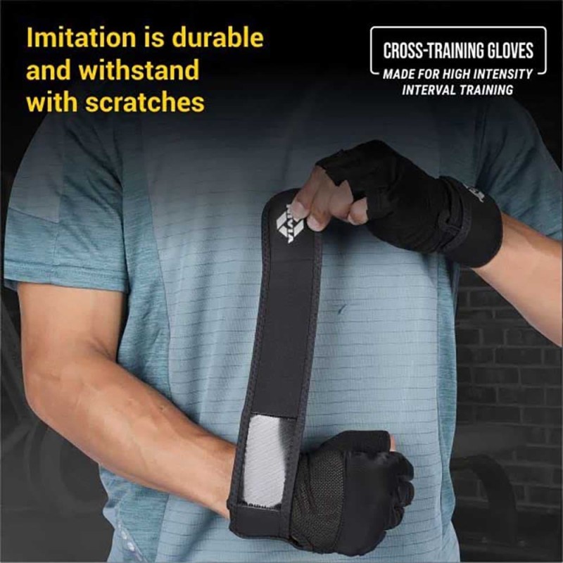 Nivia Enduro Cross Training Gloves - Black