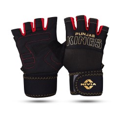Nivia PUNJAB KINGS X NIVIA ENDURO CROSS TRAINING GLOVE - Black