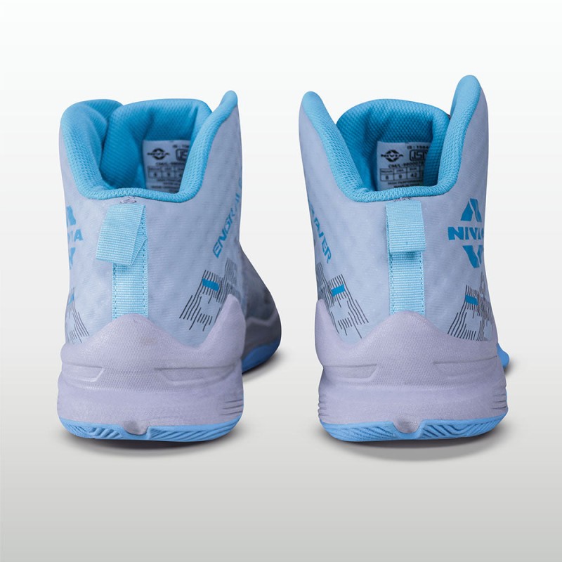 Nivia Engraver 2.0 Basketball Shoes - Grey / Sky Blue Nivia Engraver 2.0 Basketball Shoes - Grey / Sky Blue