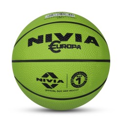 Nivia Europa Basketball Size 1 - Green