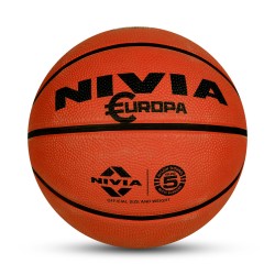 Nivia Europa Basketball Size - Orange