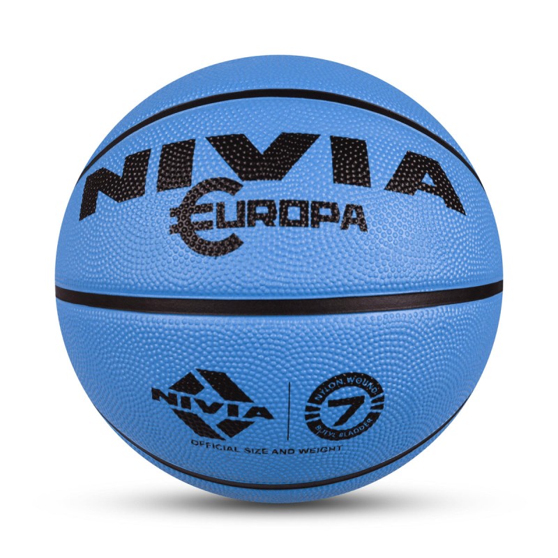 Nivia Europa All-Surface 8-Panel Beginner Basketball - Green Nivia Europa All-Surface 8-Panel Beginner Basketball - Green