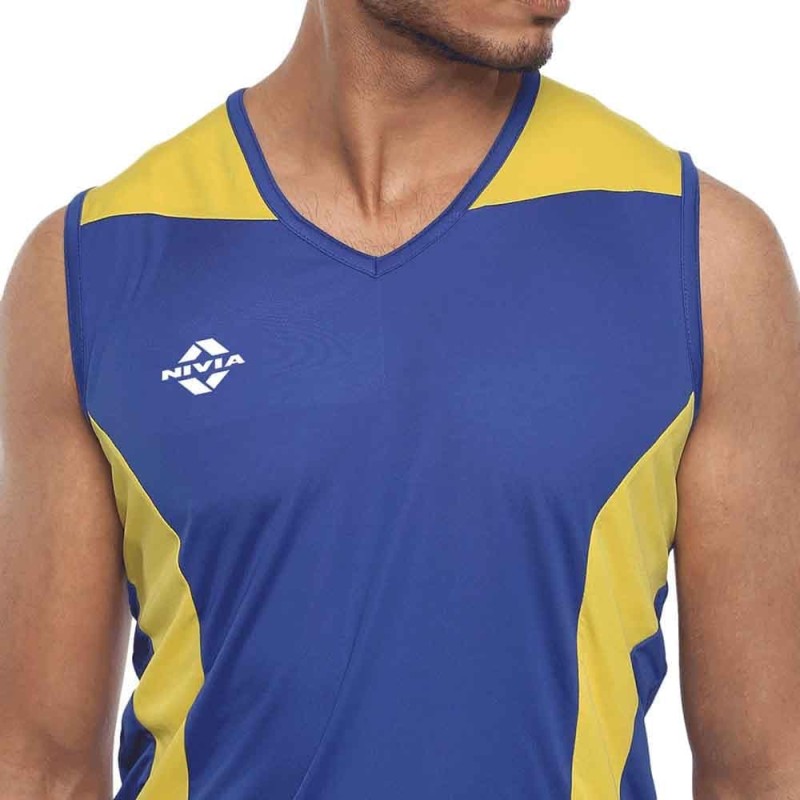 Nivia Flash Volleyball Jersey Set - Red/Golden Yellow Nivia Flash Volleyball Jersey Set - Red/Golden Yellow