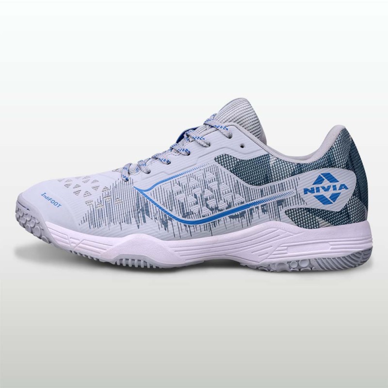 Nivia HY-Court 3.0 Badminton Shoes - Grey Nivia HY-Court 3.0 Badminton Shoes - Grey