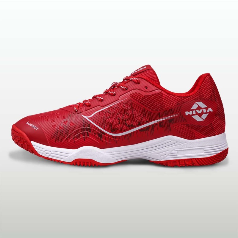 Nivia HY-Court 3.0 Badminton Shoes - Red Nivia HY-Court 3.0 Badminton Shoes - Red