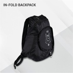 Nivia In-Fold Backpack - Black Nivia In-Fold Backpack - Black