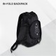 Nivia In-Fold Backpack - Black Nivia In-Fold Backpack - Black