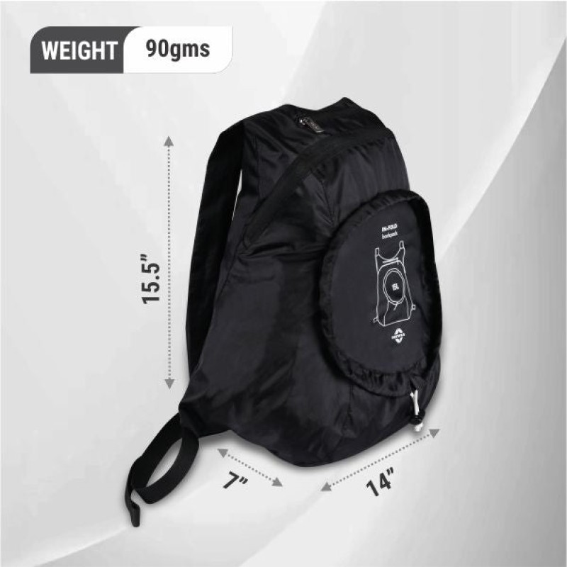 Nivia In-Fold Backpack - Black Nivia In-Fold Backpack - Black