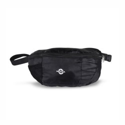 Nivia In-Fold Waist Running Bag - Black