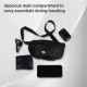 Nivia In-Fold Waist Running Bag - Black Nivia In-Fold Waist Running Bag - Black