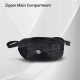 Nivia In-Fold Waist Running Bag - Black Nivia In-Fold Waist Running Bag - Black