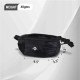 Nivia In-Fold Waist Running Bag - Black Nivia In-Fold Waist Running Bag - Black