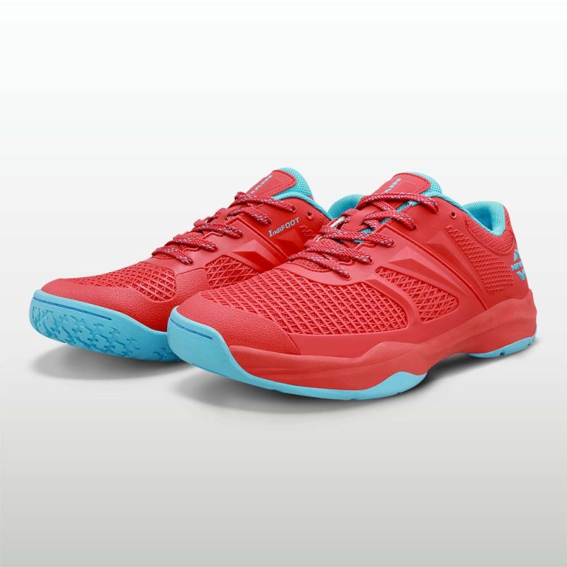 Nivia Jury Badminton Shoes - Storm Front/Pink Nivia Jury Badminton Shoes - Storm Front/Pink