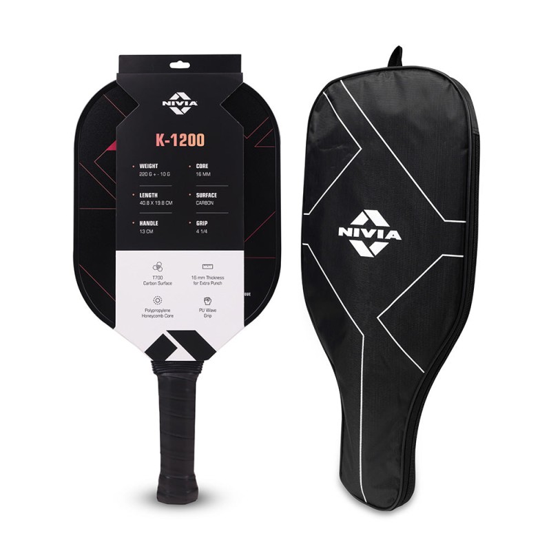 Nivia K-1200 Pickleball Paddle - Orange Nivia K-1200 Pickleball Paddle - Orange