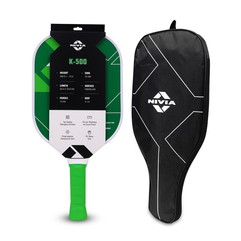 Nivia K-500 Pickleball Paddle - Green Nivia K-500 Pickleball Paddle - Green