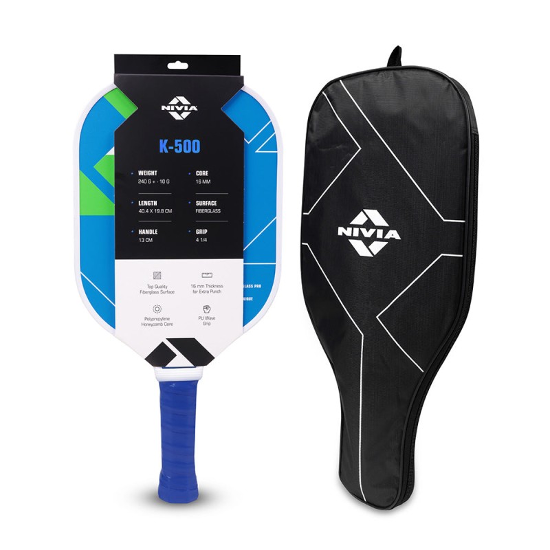 Nivia K-500 Pickleball Paddle - Blue Nivia K-500 Pickleball Paddle - Blue