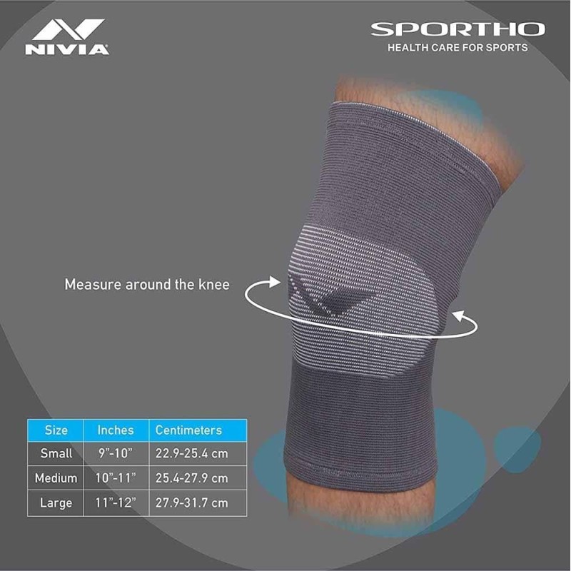 Nivia Super Soft Knee Support - Slip in , Knee Braces & Sleeves, For Stability & Joint Support Available in S | M | L & GreyColor , Used for All kind of impact Sports - Grey Nivia Super Soft Knee Support - Slip in , Knee Braces & Sleeves, For Stability & Joint Support Available in S | M | L & GreyColor , Used for All kind of impact Sports - Grey