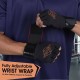 Nivia Leather Gym Weight Lifting Gloves - Black