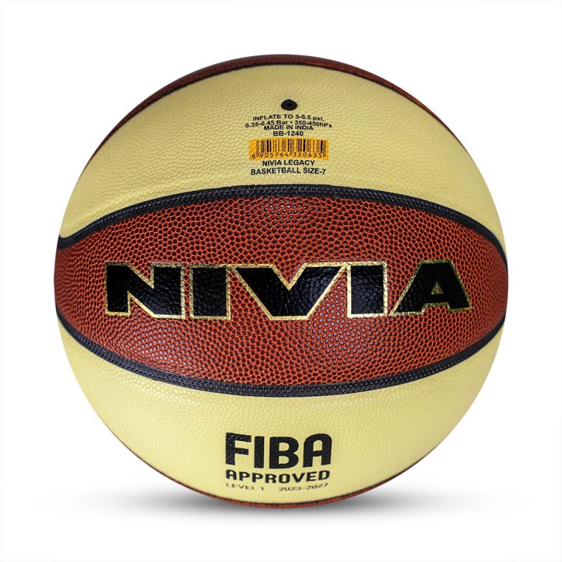 Nivia Legacy FIBA Level 1 Match Basketball Nivia Legacy FIBA Level 1 Match Basketball