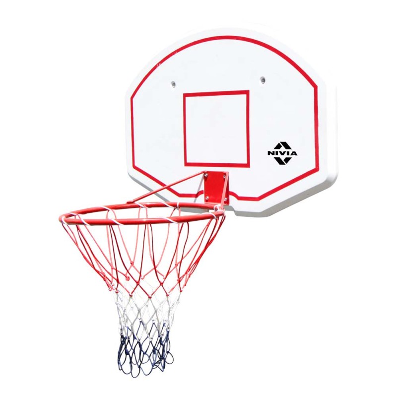 Nivia MB-45 Basketball Board - Black/Red