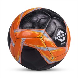 Nivia Mercury Performance Training Football - Black/Orange Nivia Mercury Performance Training Football - Black/Orange