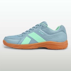 Nivia Mid Court Badminton Shoe - Comfort Grey/Yucca