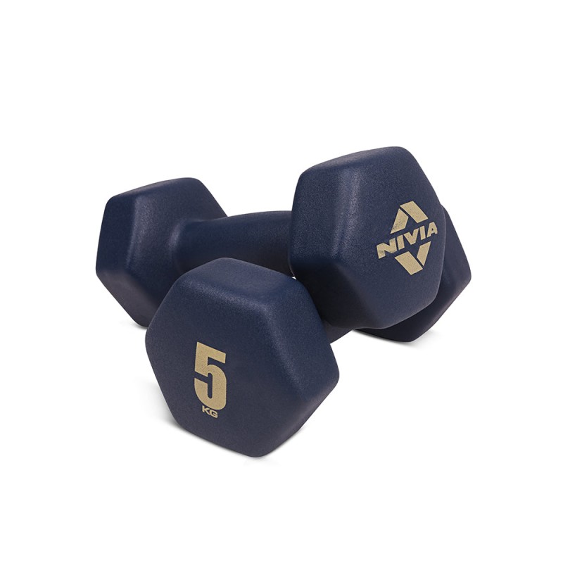 Nivia Neoprene Dumbell– 5 KG Nivia Neoprene Dumbell– 5 KG