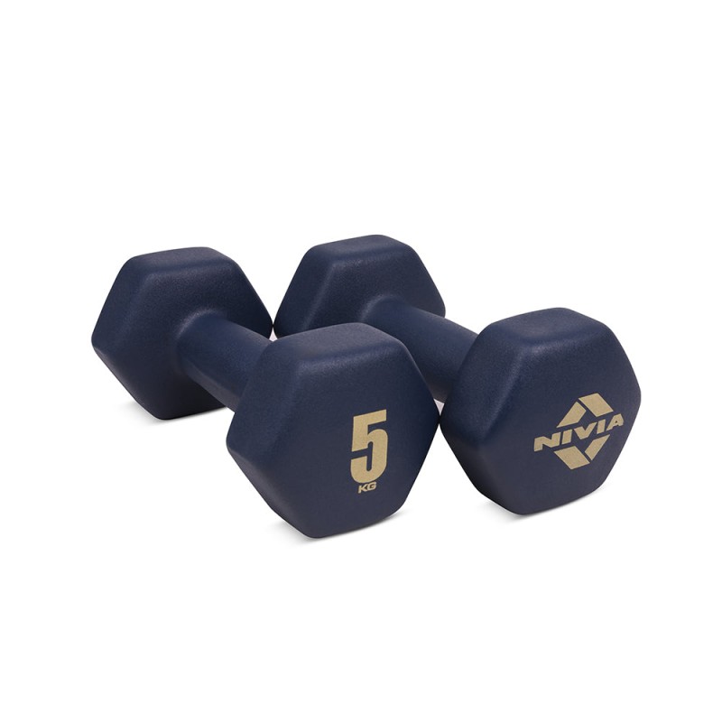 Nivia Neoprene Dumbell– 5 KG Nivia Neoprene Dumbell– 5 KG