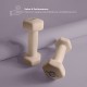 Nivia 1KG Fitness Dumbbell - Pair - Light Peach Nivia 1KG Fitness Dumbbell - Pair - Light Peach