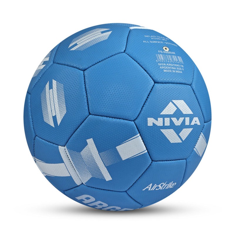 Nivia Air Strike Football NO. 5 - Argentina - Multi Color Nivia Air Strike Football NO. 5 - Argentina - Multi Color