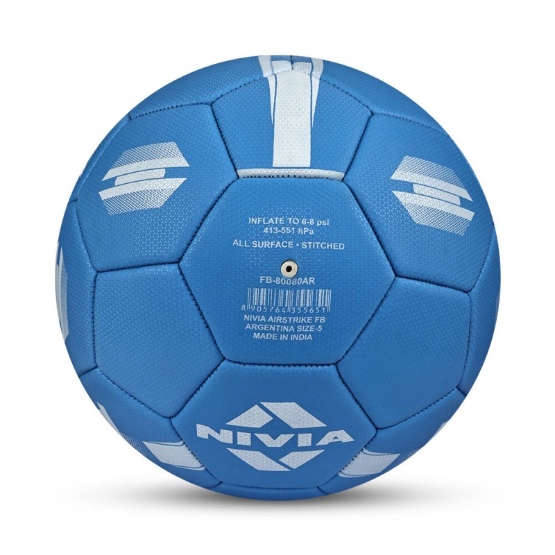 Nivia Air Strike Football NO. 5 - Argentina - Multi Color Nivia Air Strike Football NO. 5 - Argentina - Multi Color