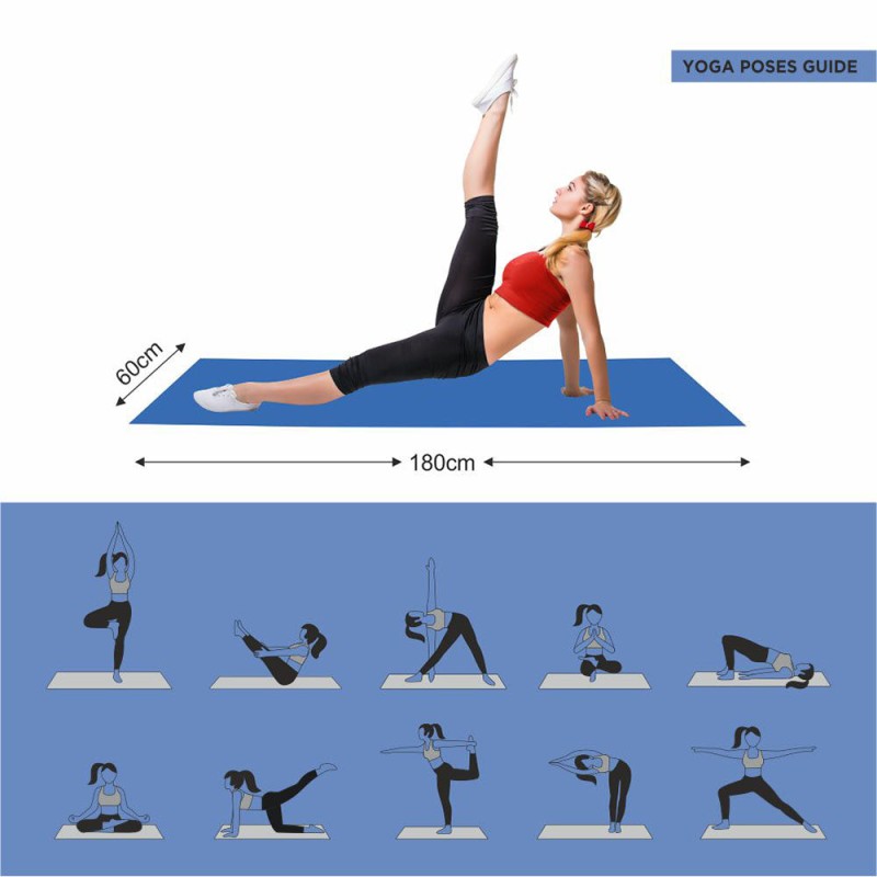 Nivia Anti-Skid Yoga Mat - Grey