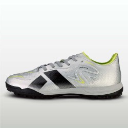 Nivia Ashtang 3.0 Football Turf Shoe - Silver/Black