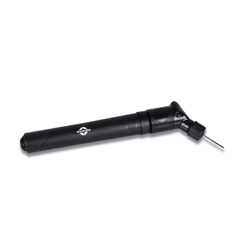 Nivia Ball Pump Double Action Black - Black Nivia Ball Pump Double Action Black - Black