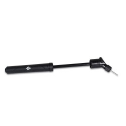 Nivia Ball Pump Double Action Black - Black Nivia Ball Pump Double Action Black - Black