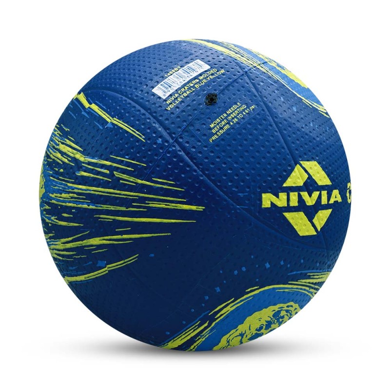 Nivia Crater Moulded Volleyball - Blue/Yellow Nivia Crater Moulded Volleyball - Blue/Yellow