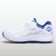 Nivia Crick 1000 2.0  Men's Batting And Bowling Cricket Shoe - White/Nautical Blue
