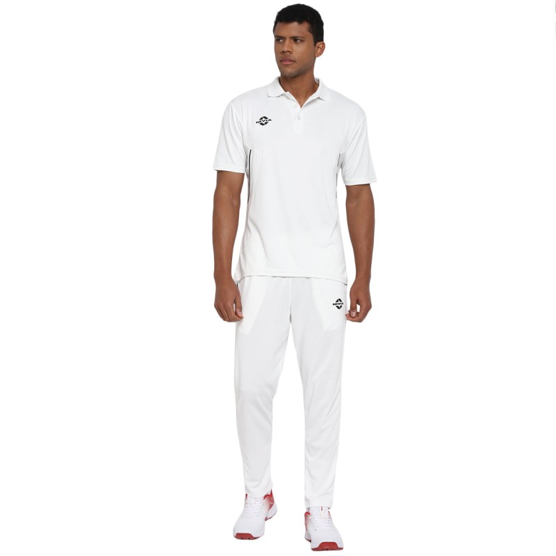 Nivia Crick 1000 Half Sleeve Jersey - White Nivia Crick 1000 Half Sleeve Jersey - White