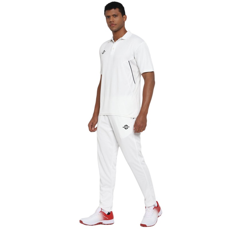 Nivia Crick 1000 Half Sleeve Jersey - White Nivia Crick 1000 Half Sleeve Jersey - White